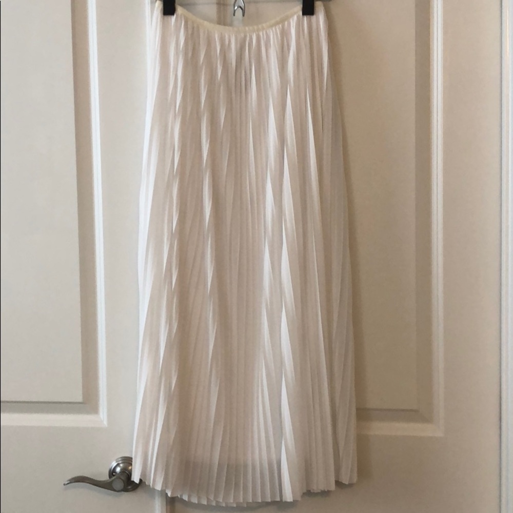 Pleated Maxi Skirt